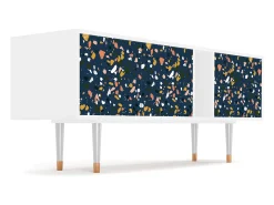 Móvel De Tv* Mueble de TV - 170х69х48 cm - T1 - Night Sky Langhterns, Branco Bege