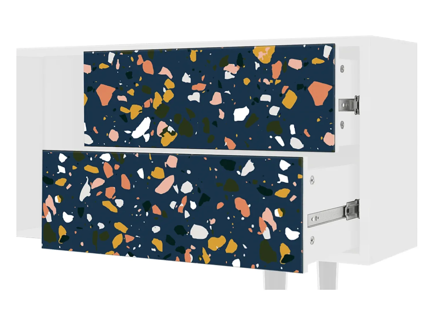 Móvel De Tv* Mueble de TV - 170х69х48 cm - T1 - Night Sky Langhterns, Branco Bege