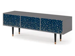 Móvel De Tv| Mueble de TV - 170х59х48 cm - T4 - Night Skies, Cinza Cinzento
