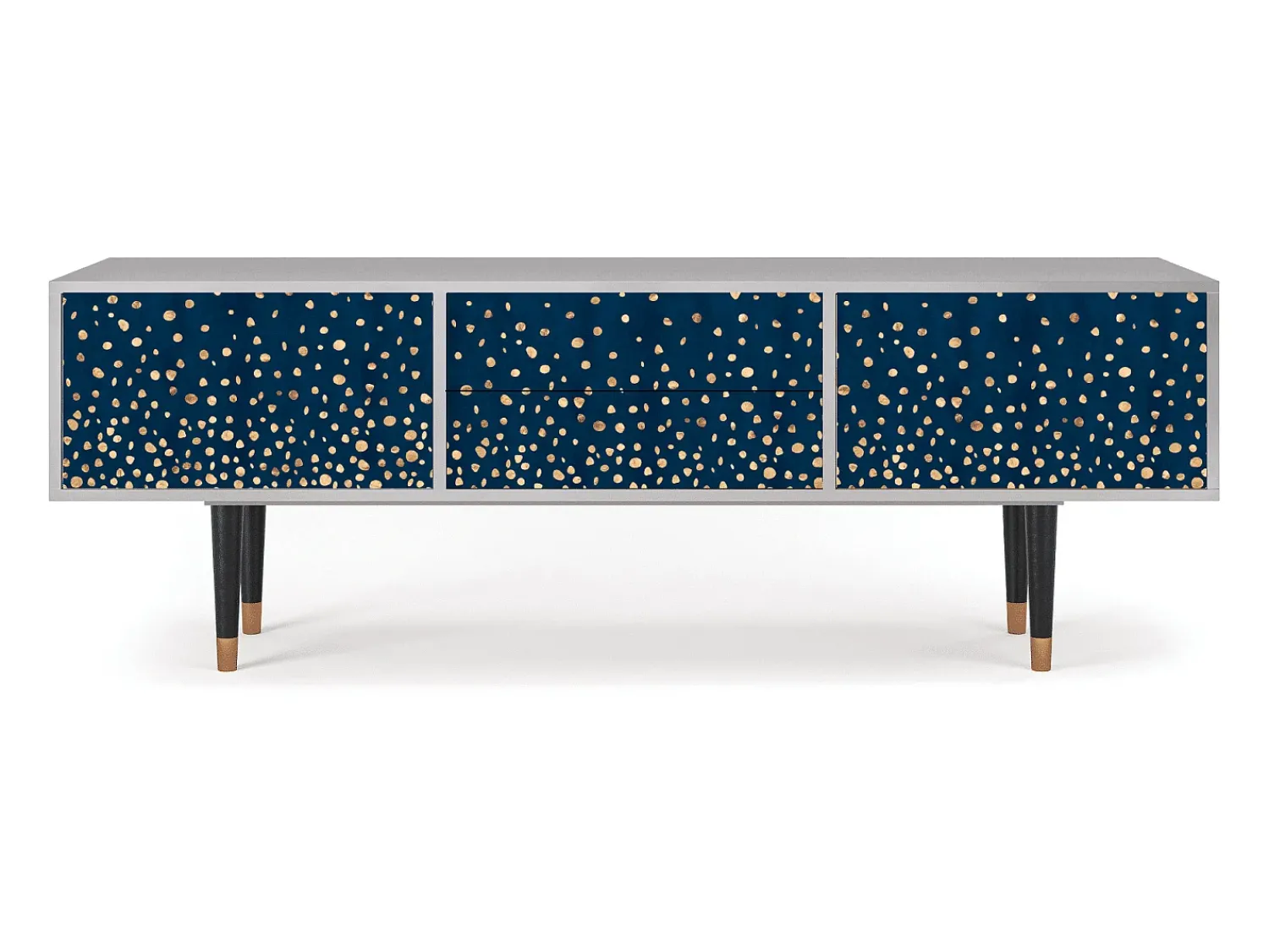 Móvel De Tv| Mueble de TV - 170х59х48 cm - T4 - Night Skies, Cinza Cinzento