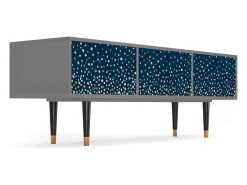 Móvel De Tv| Mueble de TV - 170х59х48 cm - T4 - Night Skies, Cinza Cinzento