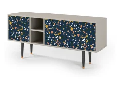 Mueble de TV - 150х69х41 cm - T5 - Night Sky Langhterns, Areia Bege