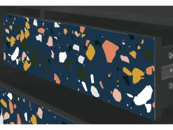 Móvel De Tv* Mueble de TV - 170х59х48 cm - T4 - Night Sky Langhterns, Antracite Cinza antracite