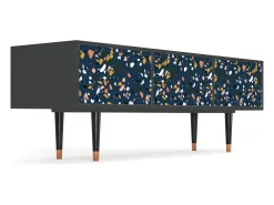 Móvel De Tv* Mueble de TV - 170х59х48 cm - T4 - Night Sky Langhterns, Antracite Cinza antracite