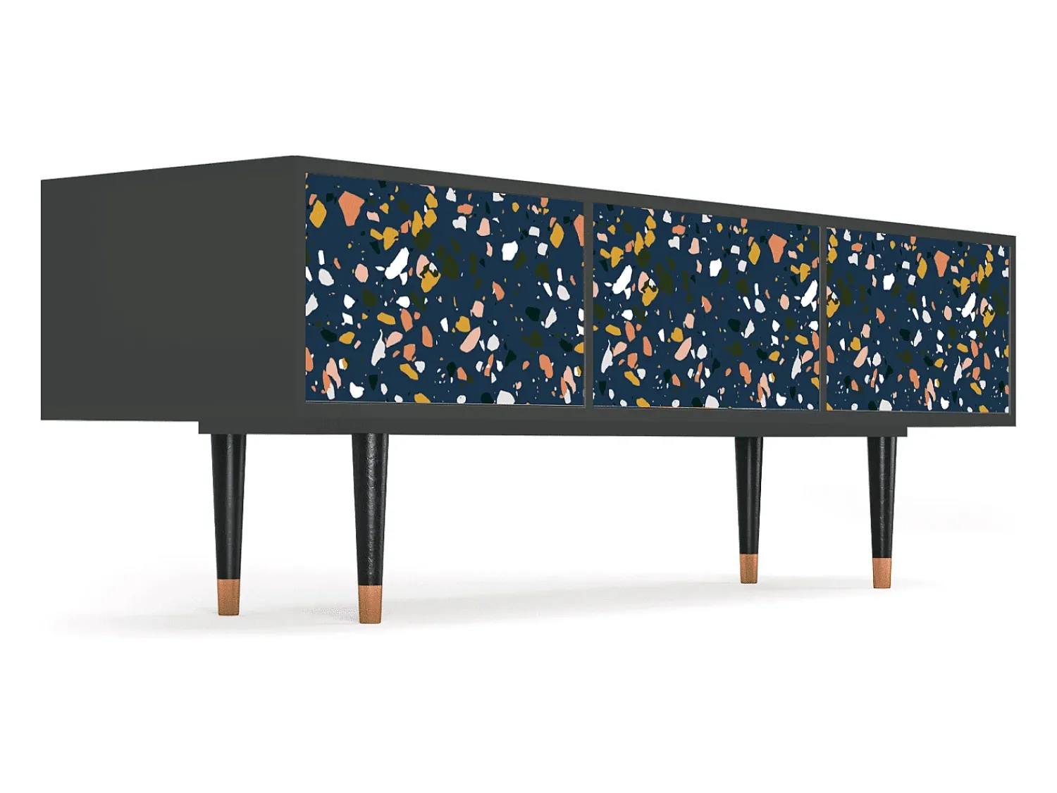 Móvel De Tv* Mueble de TV - 170х59х48 cm - T4 - Night Sky Langhterns, Antracite Cinza antracite