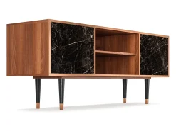 New Mueble de TV - 170х69х48 cm - T2 - Night Abyss, Nogueira Castanho