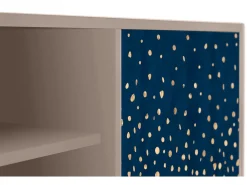 Móvel De Tv* Mueble de TV - 170х69х48 cm - T2 - Night Skies, Latte Bege