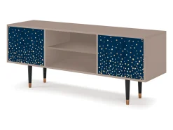 Móvel De Tv* Mueble de TV - 170х69х48 cm - T2 - Night Skies, Latte Bege