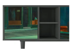 Mueble de TV - 150х69х41 cm - T5 - Nighthawks by Hopper, Antracite^ Móvel De Tv