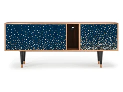 Móvel De Tv* Mueble de TV - 170х69х48 cm - T1 - Night Skies, Nogueira Castanho