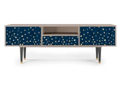 Móvel De Tv| Mueble de TV - 170х59х41 cm - T6 - Night Skies, Latte Bege