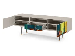 Outlet Mueble de TV - 170х59х41 cm - T6 - Nighthawks by Hopper, Areia Bege