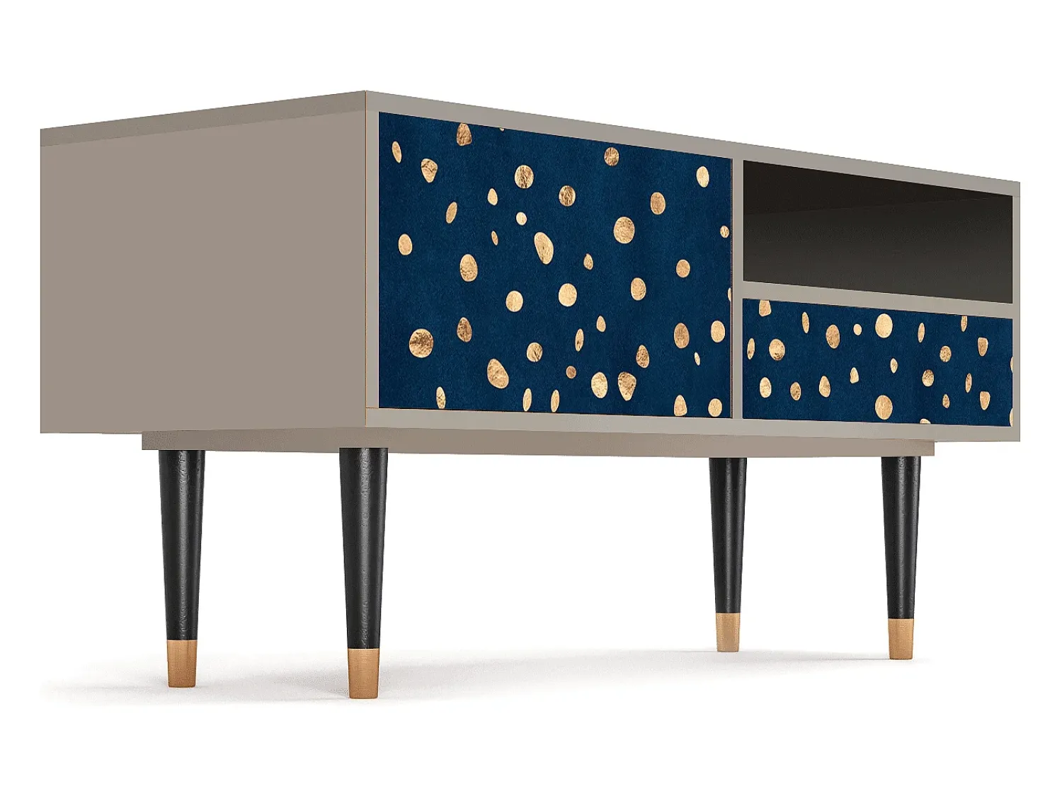 Mueble de TV - 115х59х48 cm - T3 - Night Skies, Areia^ Móvel De Tv