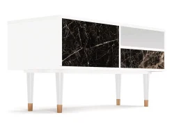 Mueble de TV - 115х59х48 cm - T3 - Night Abyss, Branco^ Móvel De Tv