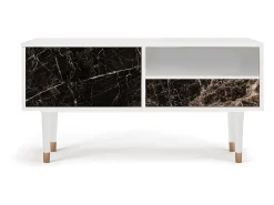 Mueble de TV - 115х59х48 cm - T3 - Night Abyss, Branco^ Móvel De Tv