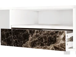 Mueble de TV - 115х59х48 cm - T3 - Night Abyss, Branco^ Móvel De Tv