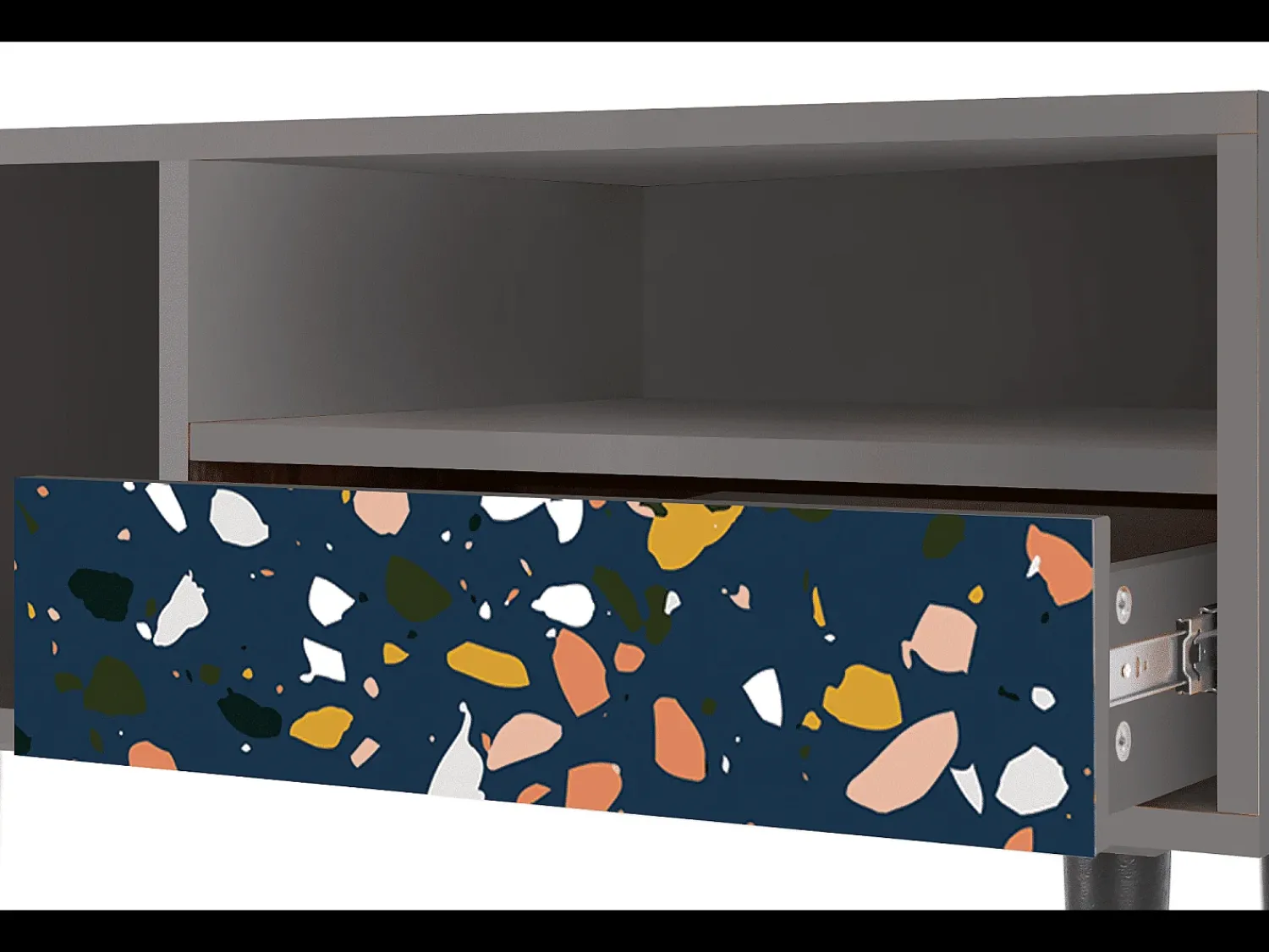Sale Mueble de TV - 115х59х48 cm - T3 - Night Sky Langhterns, Cinza Cinzento