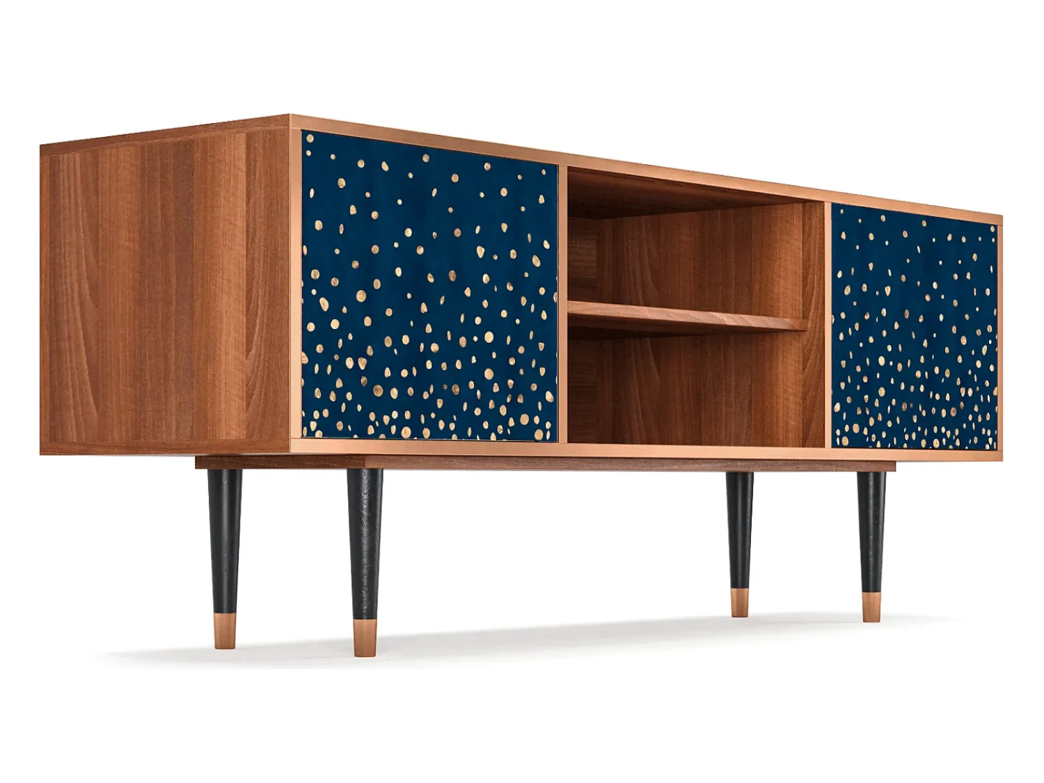 Mueble de TV - 170х69х48 cm - T2 - Night Skies, Nogueira^ Móvel De Tv