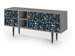Mueble de TV - 150х69х41 cm - T5 - Night Sky Langhterns, Cinza^ Móvel De Tv