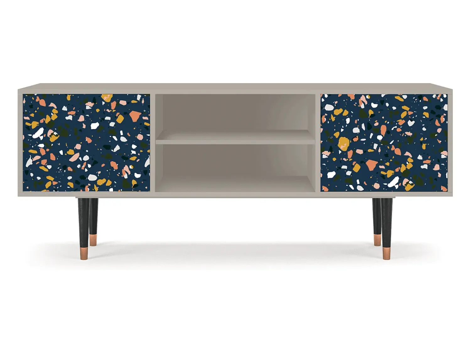 Mueble de TV - 170х69х48 cm - T2 - Night Sky Langhterns, Areia^ Móvel De Tv