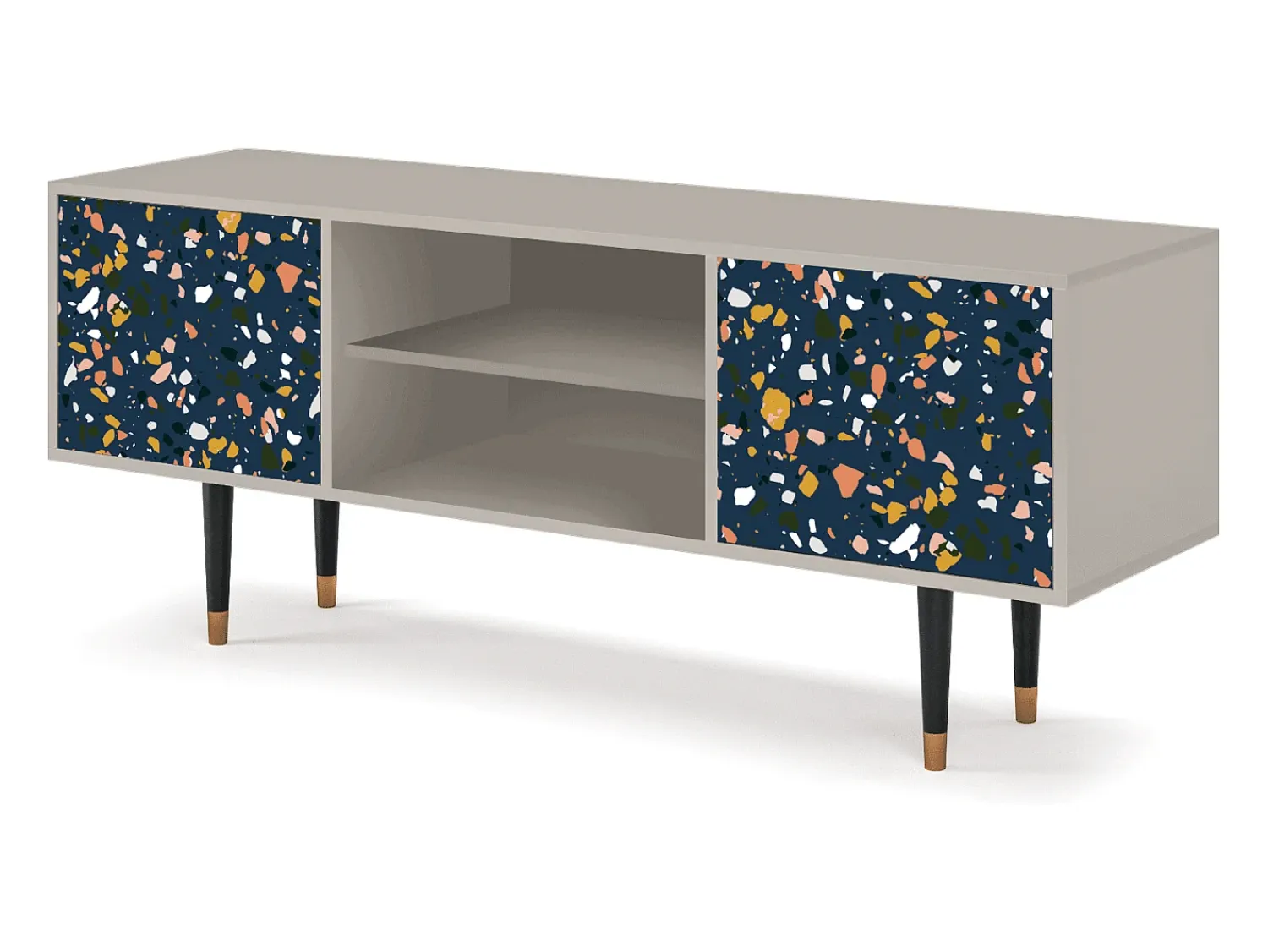 Mueble de TV - 170х69х48 cm - T2 - Night Sky Langhterns, Areia^ Móvel De Tv