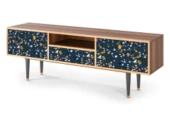 Mueble de TV - 170х59х41 cm - T6 - Night Sky Langhterns, Nogueira Castanho