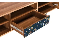 Mueble de TV - 170х59х41 cm - T6 - Night Sky Langhterns, Nogueira Castanho