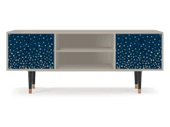 Móvel De Tv| Mueble de TV - 170х69х48 cm - T2 - Night Skies, Areia Bege