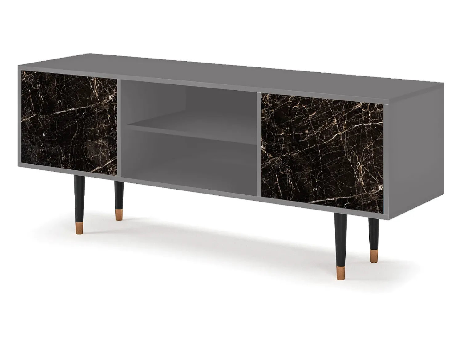 Mueble de TV - 170х69х48 cm - T2 - Night Abyss, Cinza^ Móvel De Tv