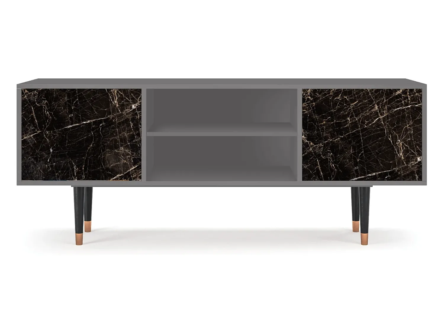 Mueble de TV - 170х69х48 cm - T2 - Night Abyss, Cinza^ Móvel De Tv