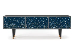 Móvel De Tv| Mueble de TV - 170х59х48 cm - T4 - Night Skies, Antracite Cinza antracite