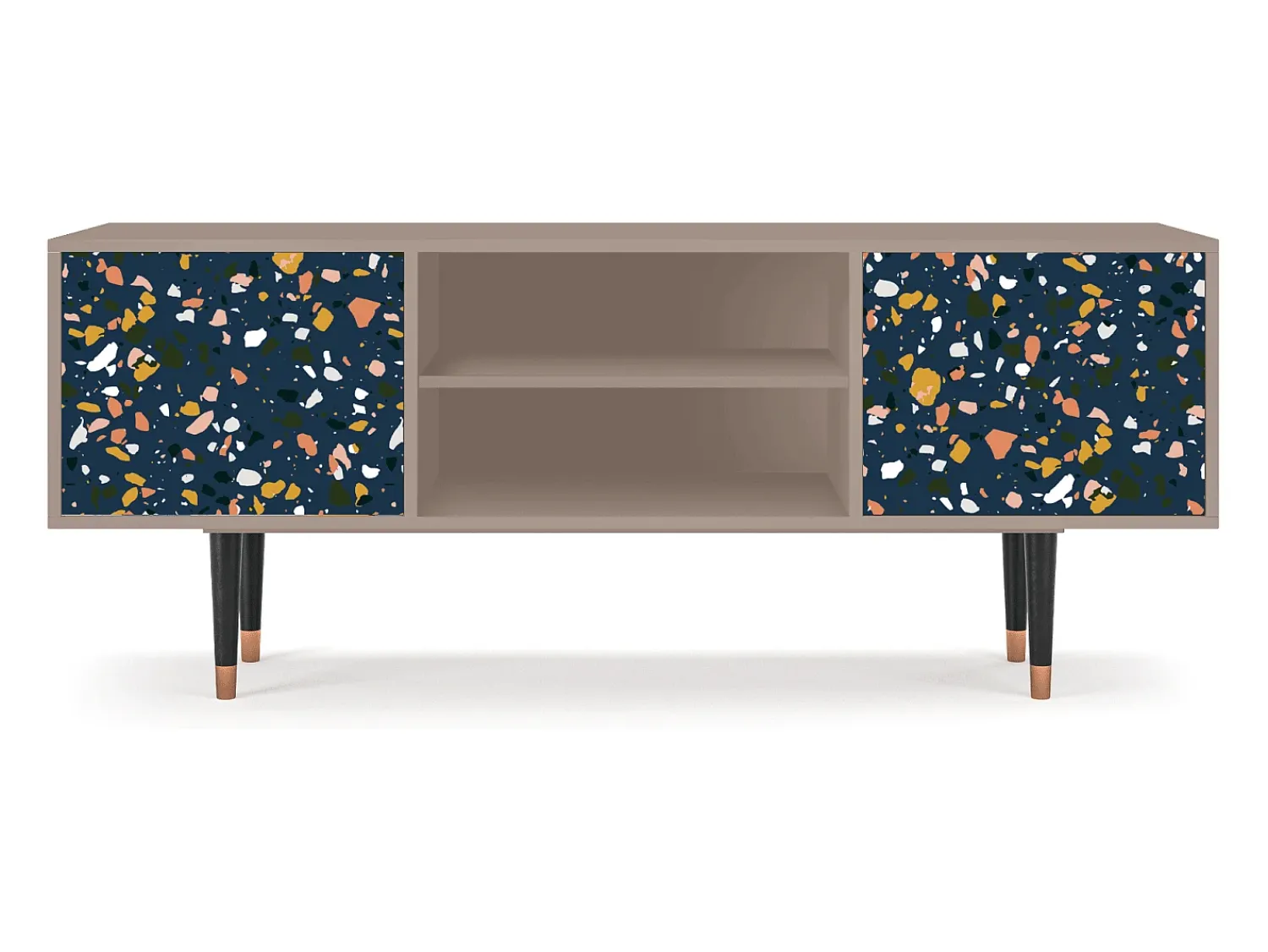 Móvel De Tv| Mueble de TV - 170х69х48 cm - T2 - Night Sky Langhterns, Latte Bege