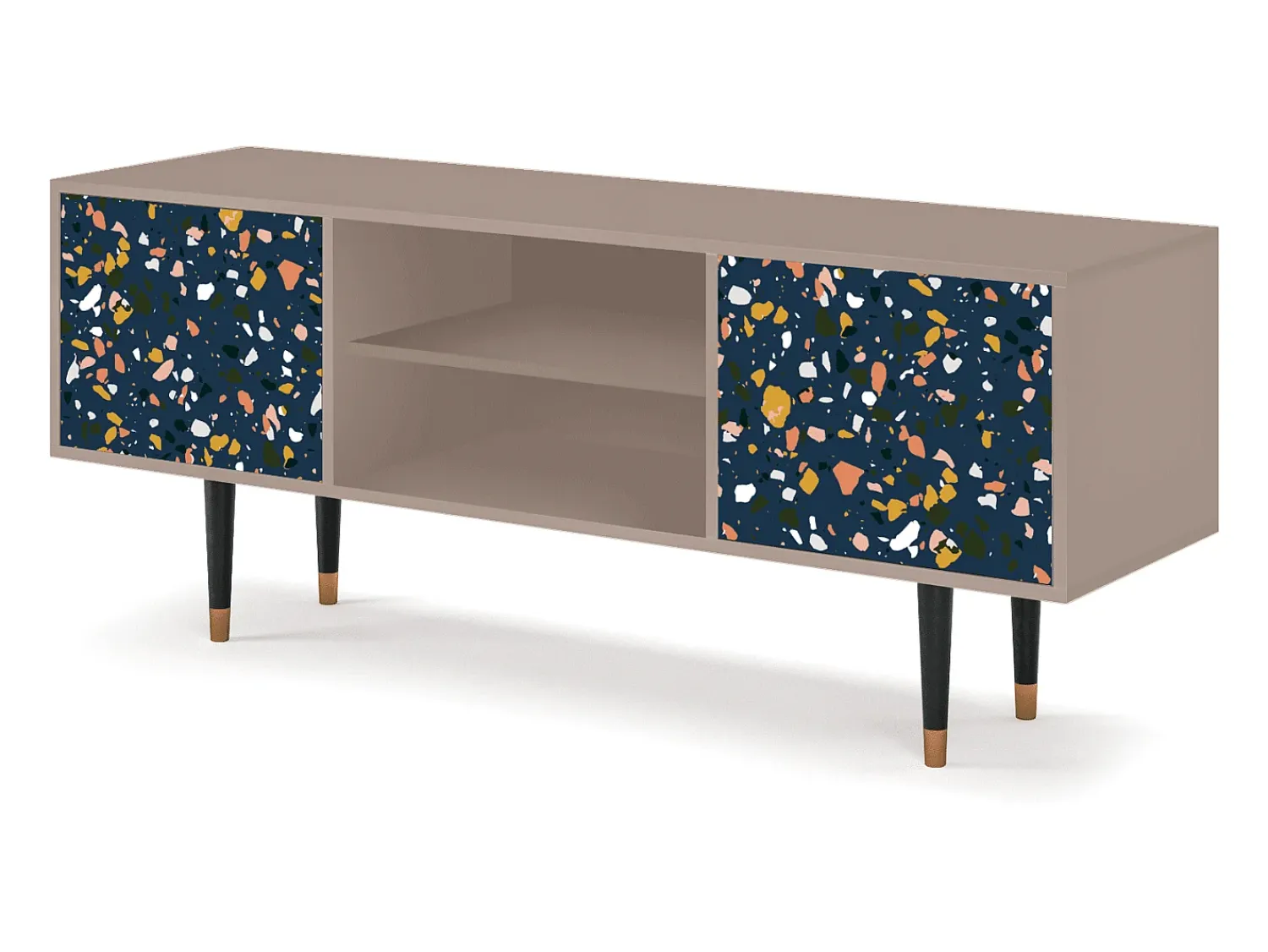 Móvel De Tv| Mueble de TV - 170х69х48 cm - T2 - Night Sky Langhterns, Latte Bege