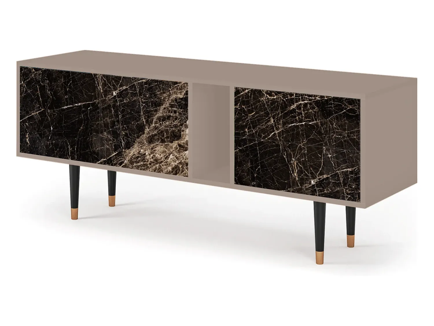 Móvel De Tv* Mueble de TV - 170х69х48 cm - T1 - Night Abyss, Latte Bege