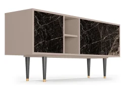 Móvel De Tv* Mueble de TV - 150х69х41 cm - T5 - Night Abyss, Latte Bege