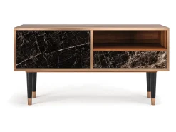 Outlet Mueble de TV - 115х59х48 cm - T3 - Night Abyss, Nogueira Castanho