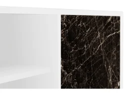 Móvel De Tv| Mueble de TV - 170х69х48 cm - T2 - Night Abyss, Branco Bege