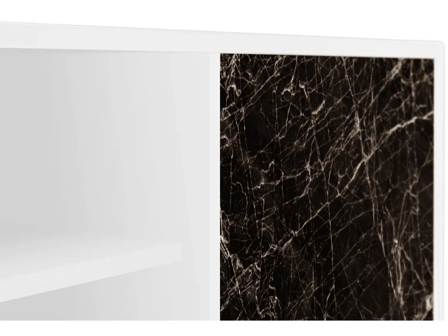 Móvel De Tv| Mueble de TV - 170х69х48 cm - T2 - Night Abyss, Branco Bege