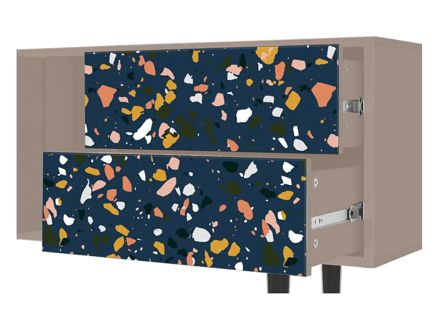Mueble de TV - 170х69х48 cm - T1 - Night Sky Langhterns, Latte^ Móvel De Tv