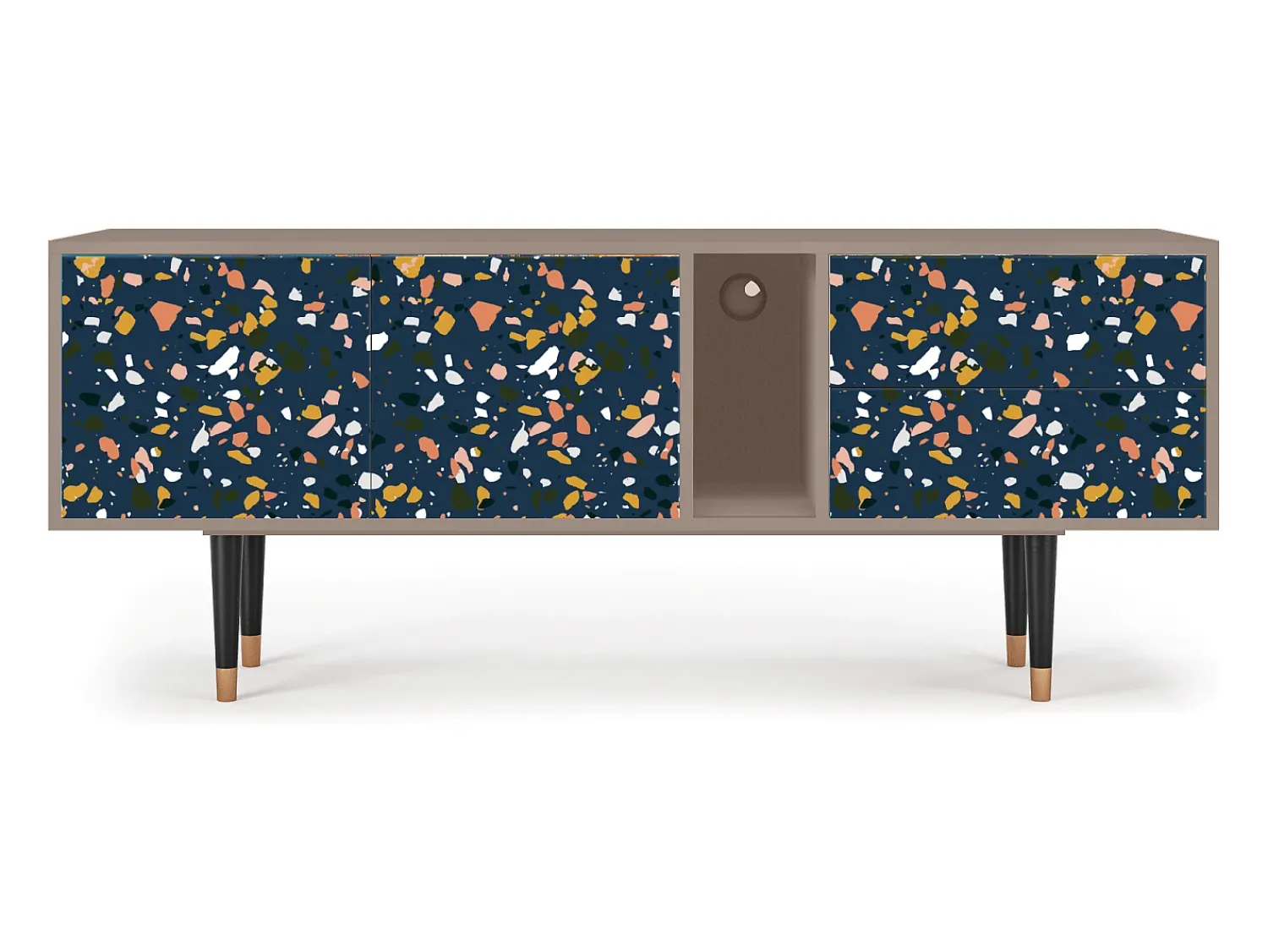 Mueble de TV - 170х69х48 cm - T1 - Night Sky Langhterns, Latte^ Móvel De Tv