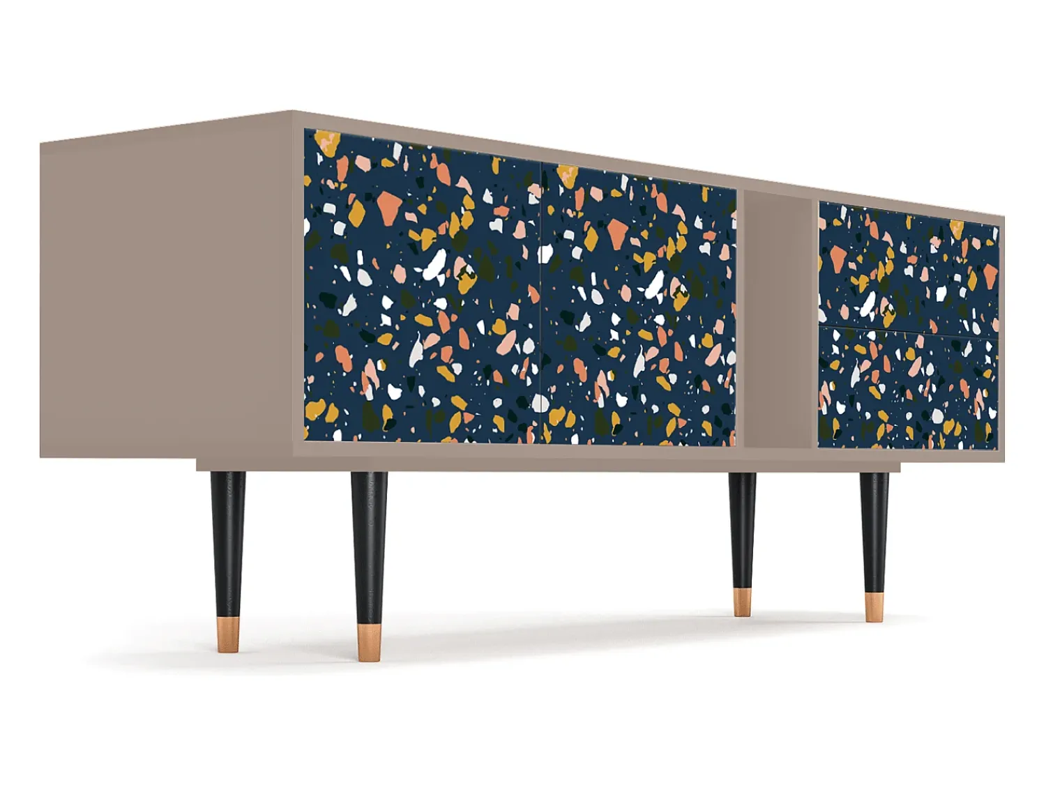 Mueble de TV - 170х69х48 cm - T1 - Night Sky Langhterns, Latte^ Móvel De Tv