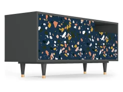 Móvel De Tv* Mueble de TV - 125х56х41 cm - T7 - Night Sky Langhterns, Antracite Cinza antracite