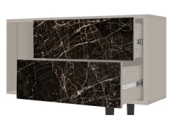 Móvel De Tv* Mueble de TV - 170х69х48 cm - T1 - Night Abyss, Areia Bege