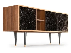 Best Mueble de TV - 150х69х41 cm - T5 - Night Abyss, Nogueira Castanho