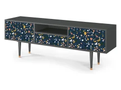 Móvel De Tv| Mueble de TV - 170х59х41 cm - T6 - Night Sky Langhterns, Antracite Cinza antracite