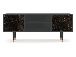 Móvel De Tv| Mueble de TV - 170х69х48 cm - T2 - Night Abyss, Antracite Cinza antracite