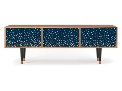 Móvel De Tv* Mueble de TV - 170х59х48 cm - T4 - Night Skies, Nogueira Castanho