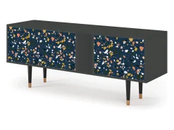 Best Mueble de TV - 170х69х48 cm - T1 - Night Sky Langhterns, Antracite Cinza antracite