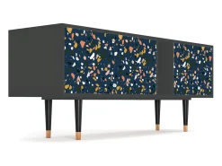 Best Mueble de TV - 170х69х48 cm - T1 - Night Sky Langhterns, Antracite Cinza antracite