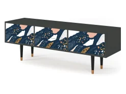 Discount Mueble de TV - 170х59х48 cm - T4 - Nude Iceberg, Antracite Cinza antracite